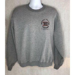 Vintage 90s Heather Gray Pullover Sweatshirt XL